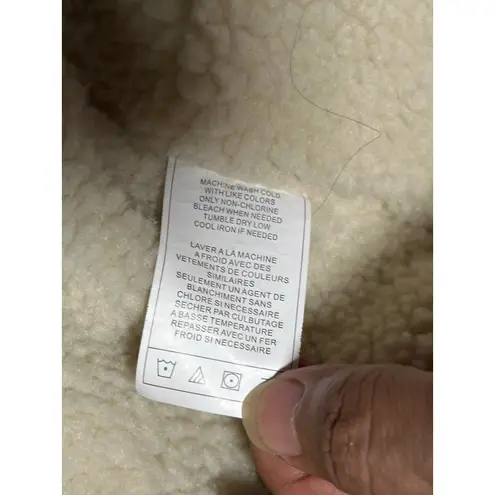 Empyre Light Blue Corduroy Sherpa Lined Jacket Size XS