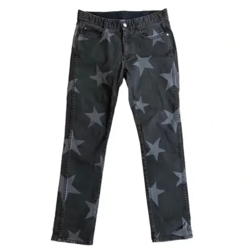 Stella McCartney Black Star Print Skinny Jeans Size 26