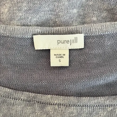 Pure Jill by J. Jill Light Blue Linen Cotton Modal Tunic Knit Top