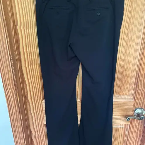 2000s Office Siren Low Rise bootcut flare trousers with lace waistband detail Black Size 6
