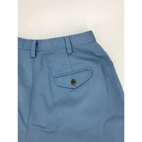 CRAZY HORSE Vintage Crazy Horse Womens Pleated High Rise 100% Cotton Chino Shorts Size 10