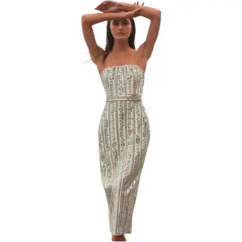 Mac Duggal NWOT Embellished Strapless Sheath Dress Style #93831 Size 6