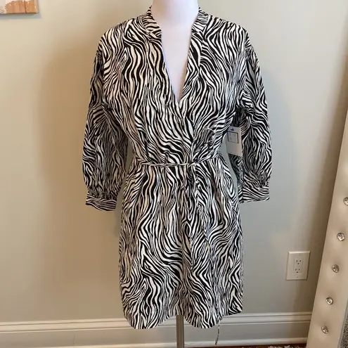 THML Banjina Zebra Print Shirtdress