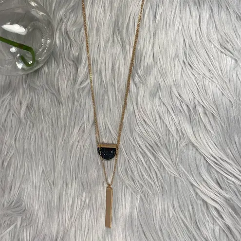 🆕 Black and Gold Three Necklace Set