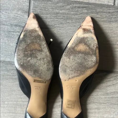 Dolce & Gabbana Black Mules with Leopard Print Interior