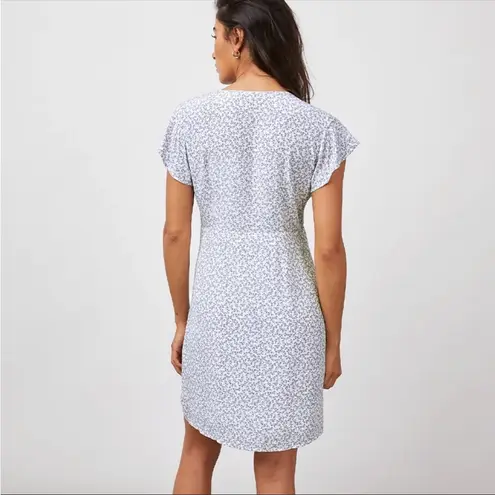Rails Helena Dress in Blue Garden Floral Print Mini Dress White/Blue Size XL