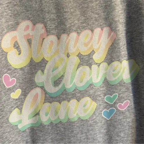 Stoney Clover Lane x Target Women’s Medium Gray Logo Crewneck Sweatshirt Pastels