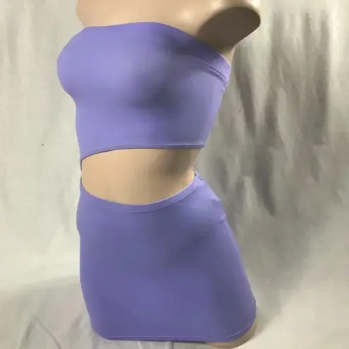 Zuliana Size XS/S Light Purple Cut Out Mini Bodycon Dress. New With Tag