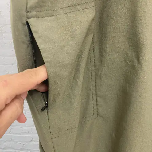 prAna Halle Pant Plus II 22W Olive ReZion Stretch Hiking Outdoor Pants NWOT