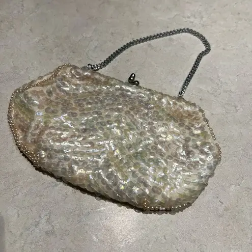 Vintage Beaded Evening Clutch Bag