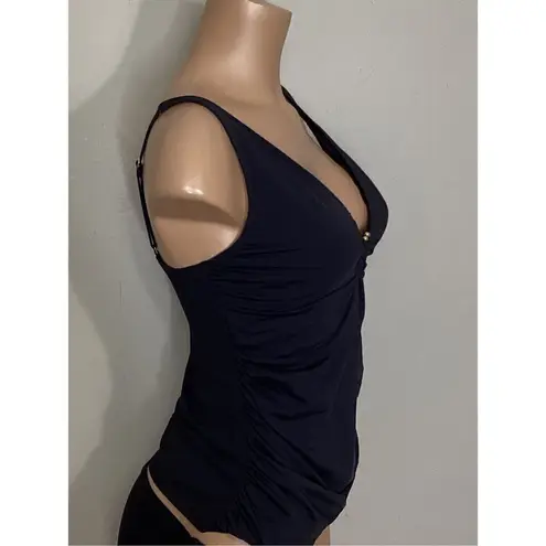 Bleu Rod Beattie New. black tankini top. Size 10. Retails $129