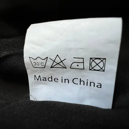 Womens Pencil Skirt Small High Waist Midi Linen Blend Office Siren Professional Black