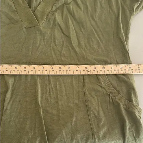 Free People  Why Not Romper Olive Green V-Neck Jumpsuit Size Large