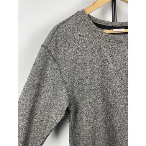 CAbi  Put On Sweater Dress Long Sleeve Slimming‎ Ruched Obsidian Gray 3650 Size S