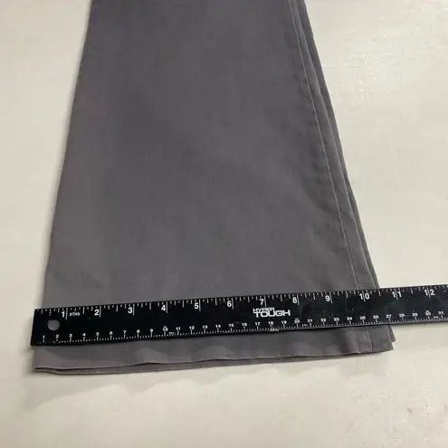 Daisy Fuentes DAISY FEUNTES MODA Women’s Pants Gray Khaki Wide Leg Inseam 29.5