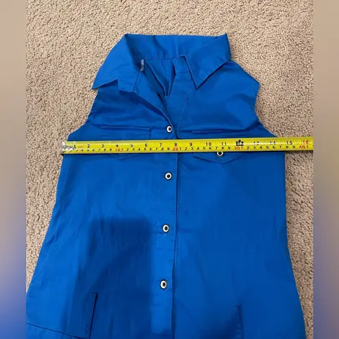 No Brand Junior Blue Sleeveless Twisted Y