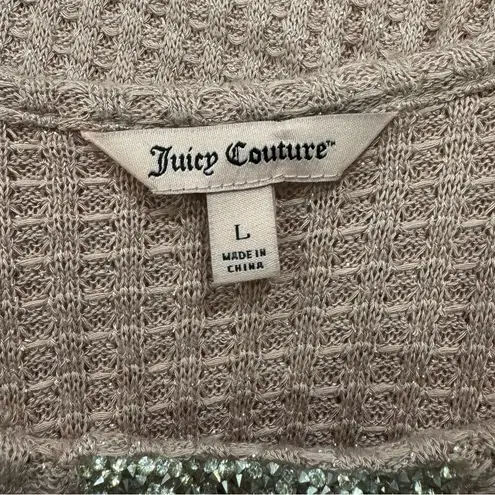 Juicy Couture  Shimmer Cutout Tank Top Women’s Large