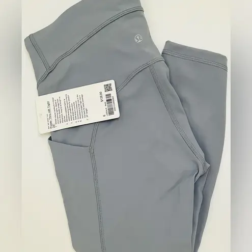 Lululemon ⭐️NWT  Power Thru High-Rise Tight 25” Rhino Grey