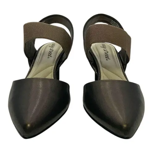 Easy Street Vibrant Slingback Pump Pewter US Women's 7.5N