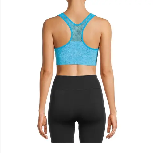 Avia Womens Seamless Sports Bra Size Small 4-6 Minimum Support Pads Blue New