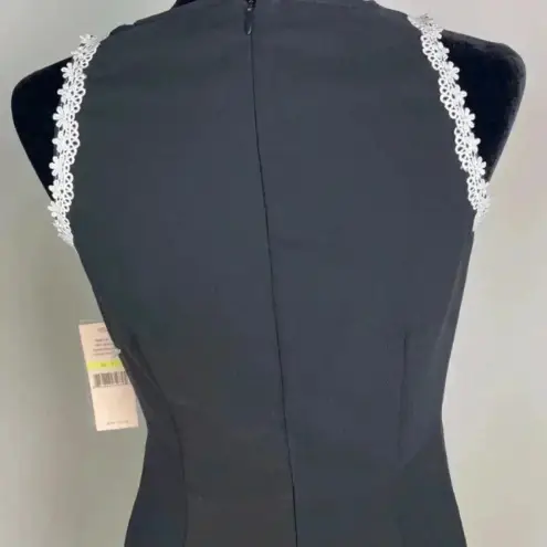 Nanette Lepore 🆕 Elegant Sleeveless Black Ruffle Dress 4🆕