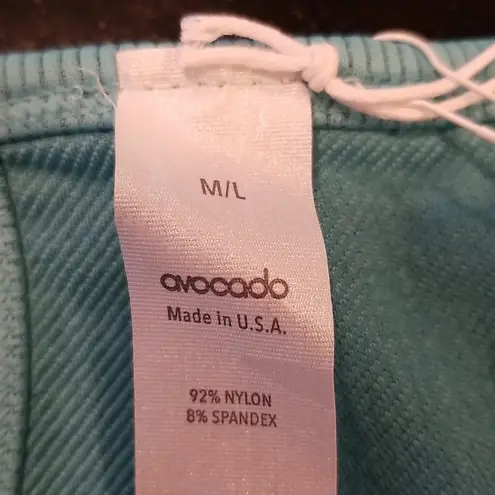 Avocado 💕💕 Deja Vu Bra Maui Blue Embroidered Jacquard Boho Medium/Large M/L NWT