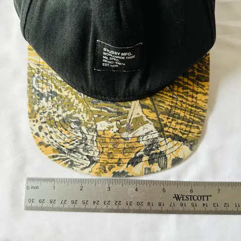 Stüssy ★ Stussy Wildlife Half Camp Cap - Black/Camo ★