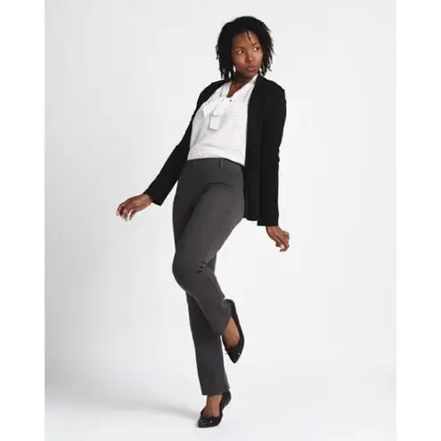 Betabrand Dress Pant Yoga Pants Straight-Leg Two-Pocket
Thunderstorm Gray XS