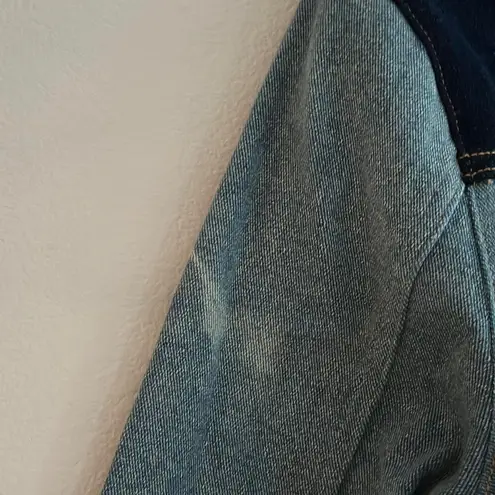 éTica Jett Boxy Crop Denim Jacket, Size Small