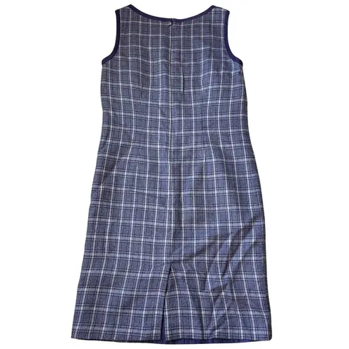 Bob Mackie VTG Dress Size 6 Plaid Schoolgirl Sheath Academia Coquette Midi y2k