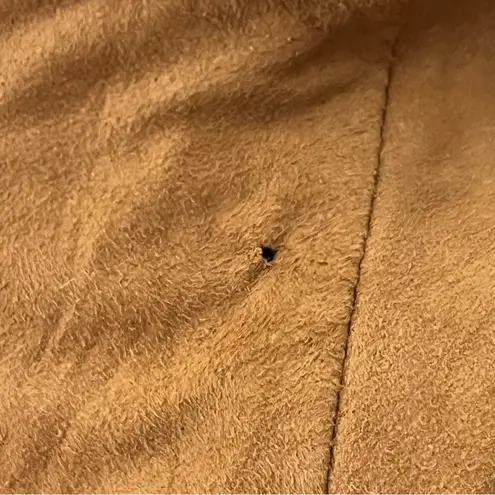 Vintage 80s 90s J King Designs Suede Bomber Jacket Zip Front Pockets Caramel L Tan Size L