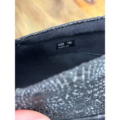 Women's Klogs Black Silver Naples Mules & Clogs Size 7