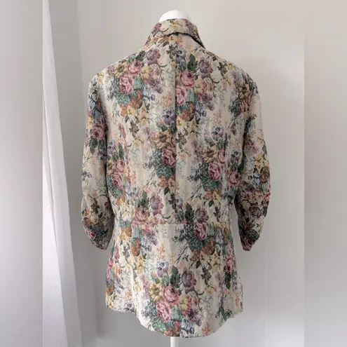 Karen Kane Floral Tapestry Blazer