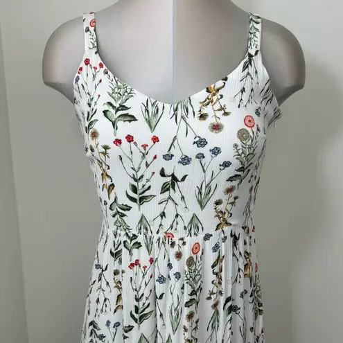 Cynthia Rowley  Tiered Maxi Dress Size 6 Botanical Floral Print