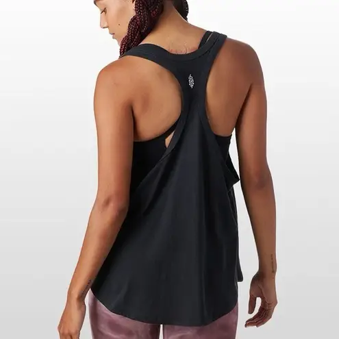 Free People Movement Black Keep Rolling Tank Top