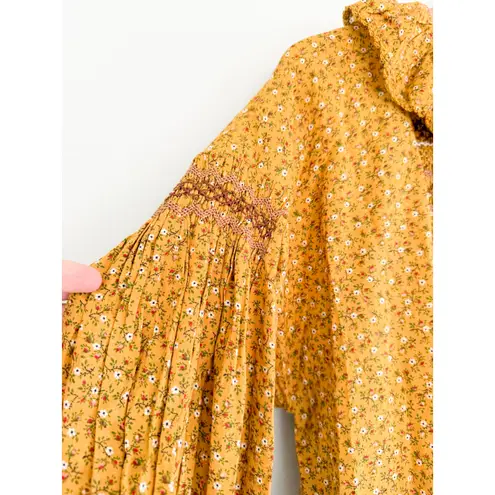 DÔEN | DOEN | Cordelia Dress in Sunsoaked Foothills | Sz S Yellow
