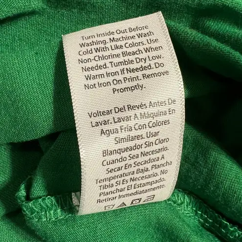 Celebrate St Patricks Day Womens T Shirt Top Long Sleeve Four Leaf Clover Luck Green Size undefined