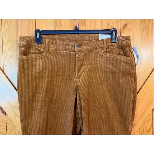 Christopher & Banks  Barely Boot Shaped Fit Mid-Rise Corduroy Pants Size 14P nwt