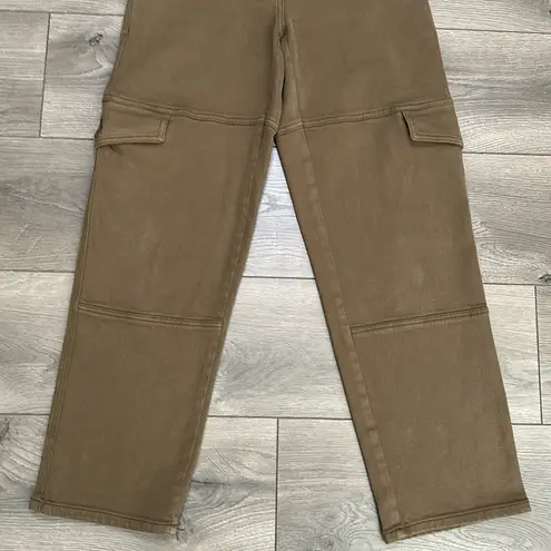 Wilfred Free Aritzia Meave Cargo Mid Rise Straight Ankle Pants Brown Size 0