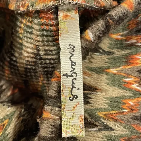 Vintage Marquis Womens M Skirt Pencil Mini Grannycore Chevron Made In USA Green Size M