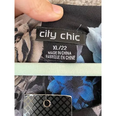 NWT City Chic Women's Floral Bouquet Dress Belt‎ Size XL