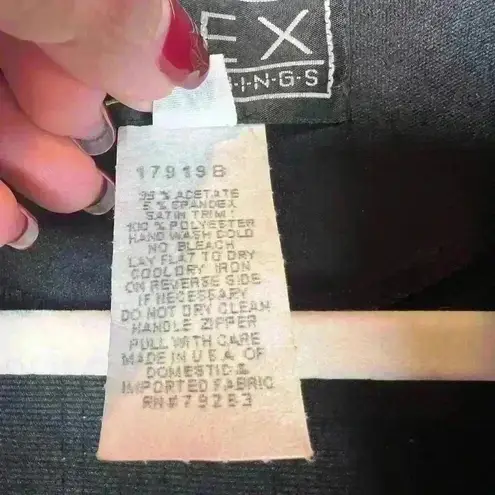 Alex Evenings | Black Embellished Zip Front Formal Jacket Women’s Size Medium