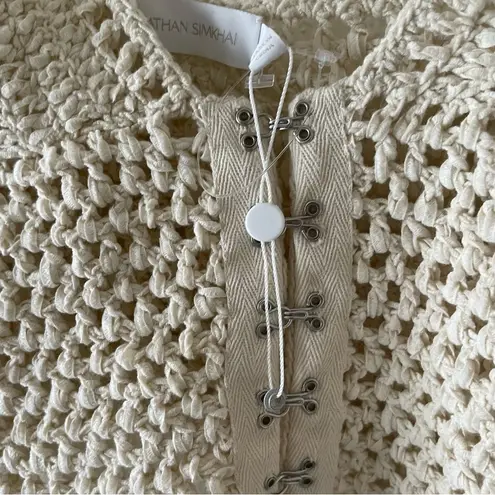 NEW Jonathan Simkhai Minnie Crochet Camisole Size L