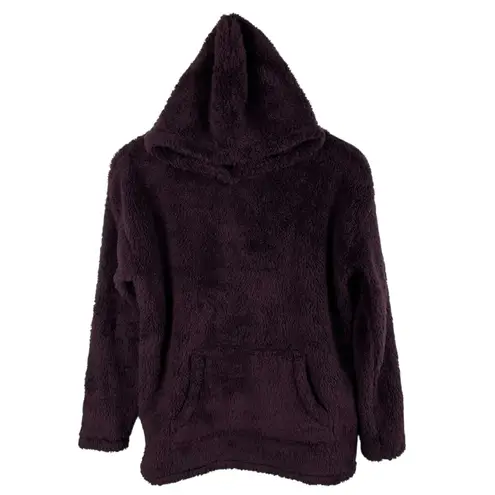 32 Degrees Heat Women's Sherpa Pullover Top Size Small Boysenberry Purple Cozy