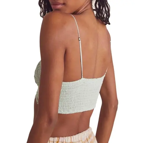 Free People NWT  Mariana Cotton Bralette in Clear Sky‎