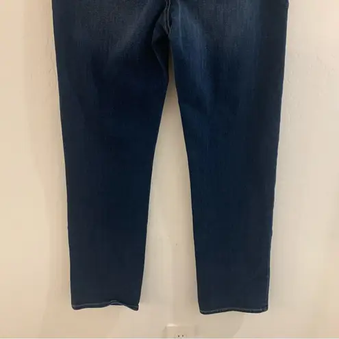 Betabrand EUC Yoga Denim Straight Leg Pull On High Rise Jeans Size L