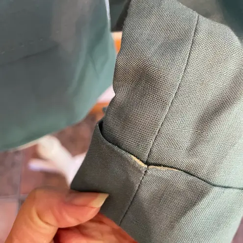 Bloomingdales Bloomingdale’s Women’s Linen Blend Blazer Sz 14P