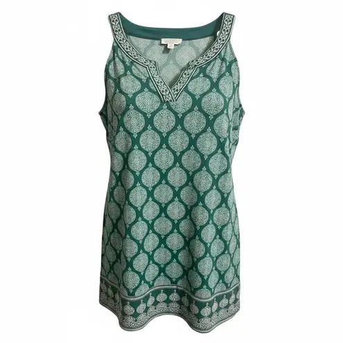 Magnolia Grace Jade Green Alhambra Knit Halter Dress Womens Large Sleeveless