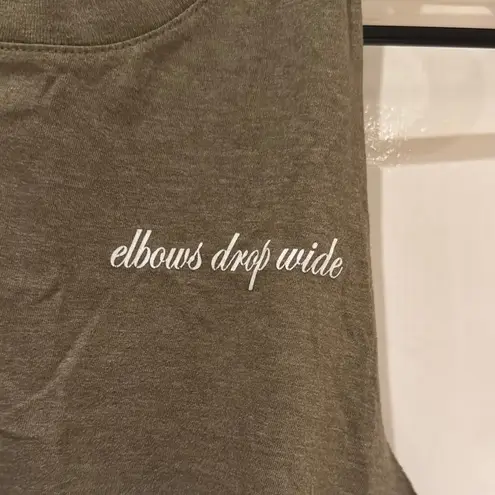 Gray Sleeveless Crop Muscle Tee