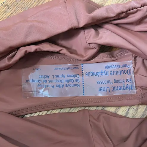 ANDIE  Bikini Set Tahiti Top Wide Band High Waisted Bottom Sequoia Sz M NWT/NWOT